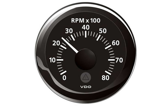 Marine Tachometer 8000 RPM Gauge